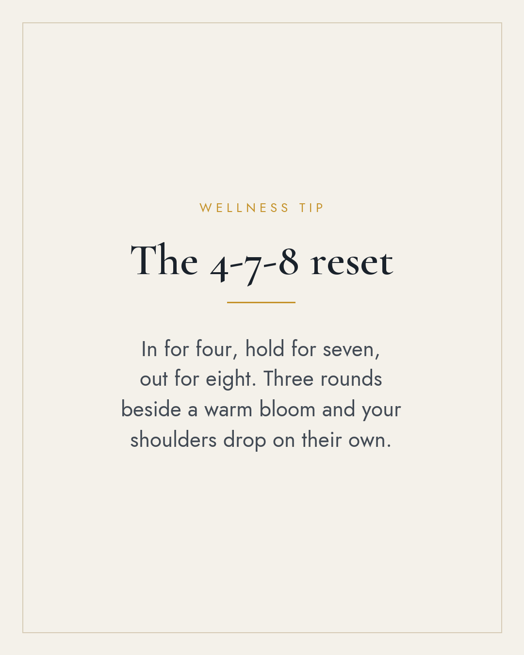 Breathe in for four slide 3