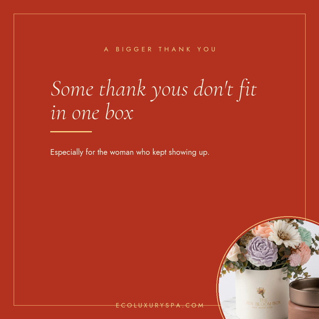 Some thank yous are too big for one delivery