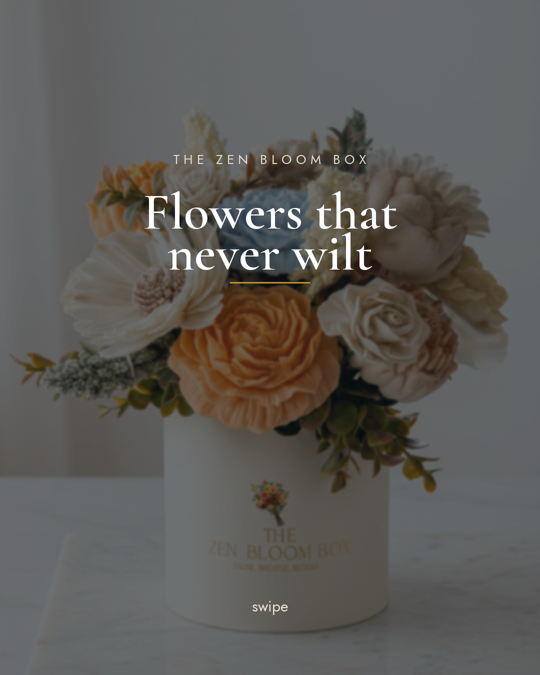 Flowers that never wilt