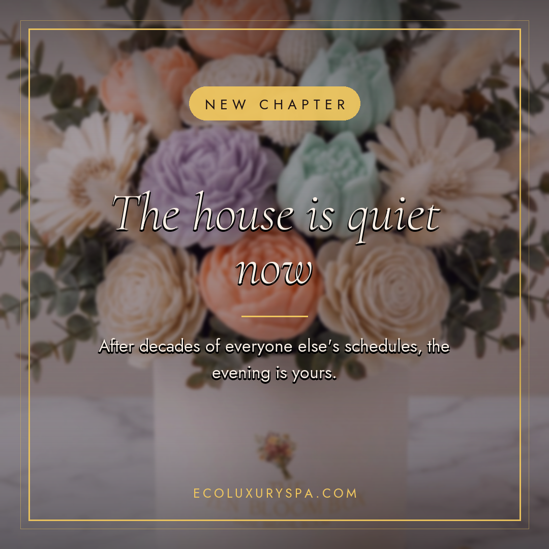 The house is quiet now, make it beautiful