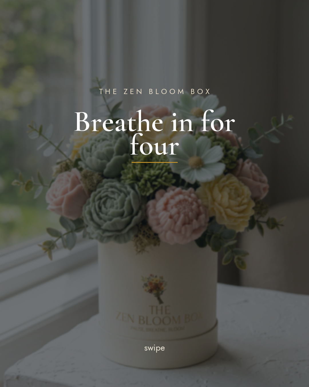 Breathe in for four
