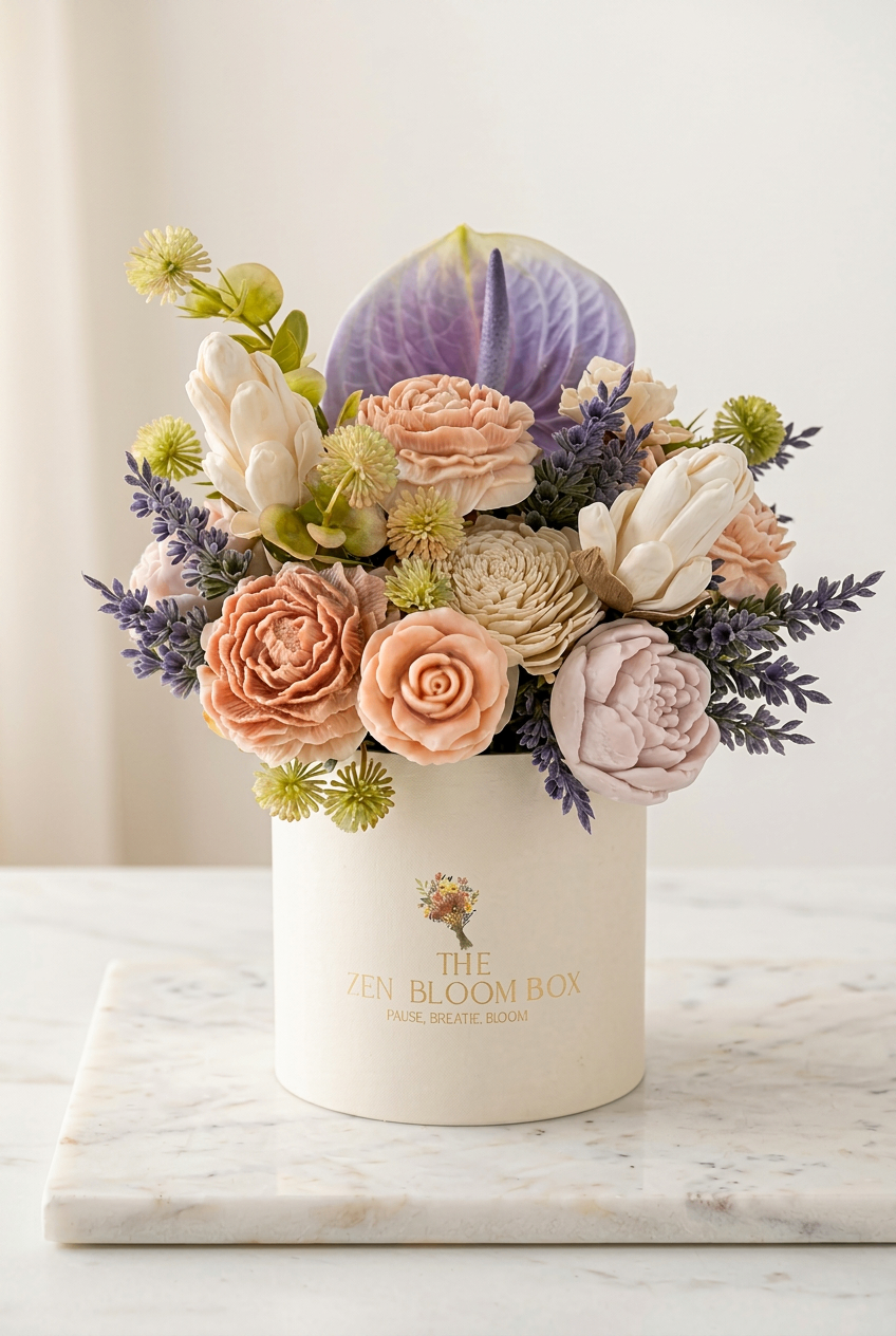 Zen Bloom pastel bouquet