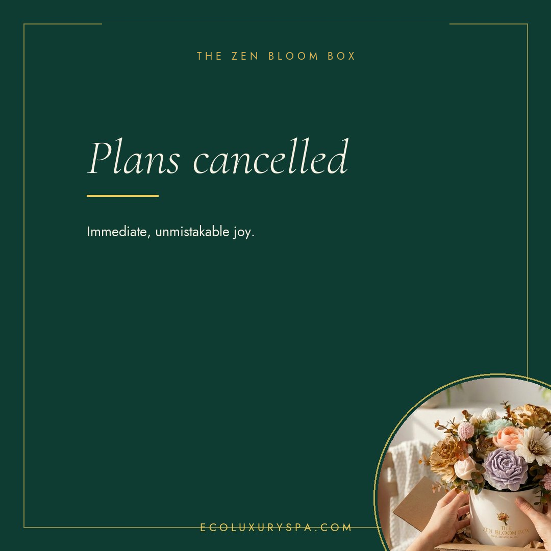 She doesn't happy dance when plans get cancelled? Don't know her.