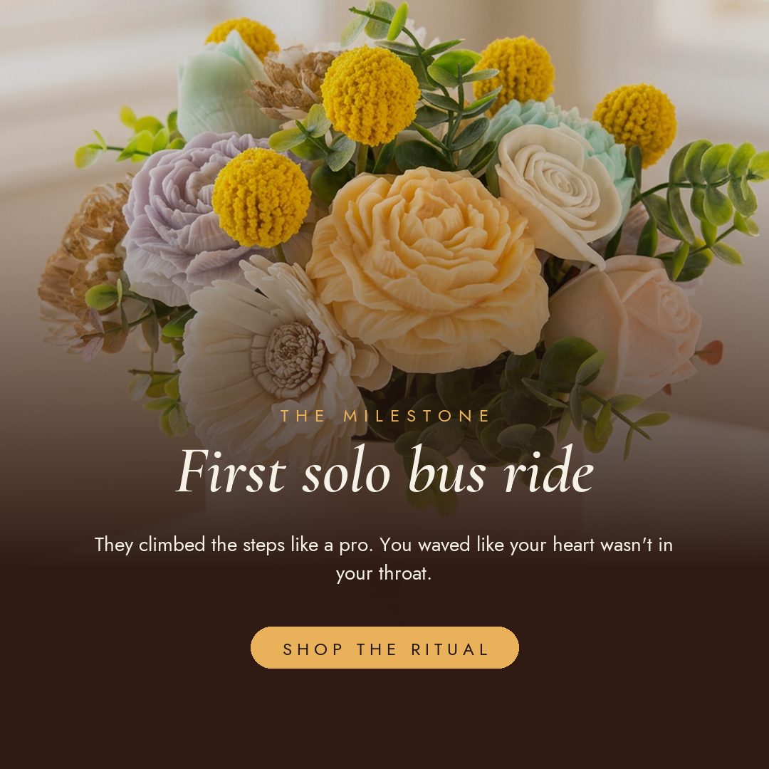 First solo bus ride. Yours, not theirs.