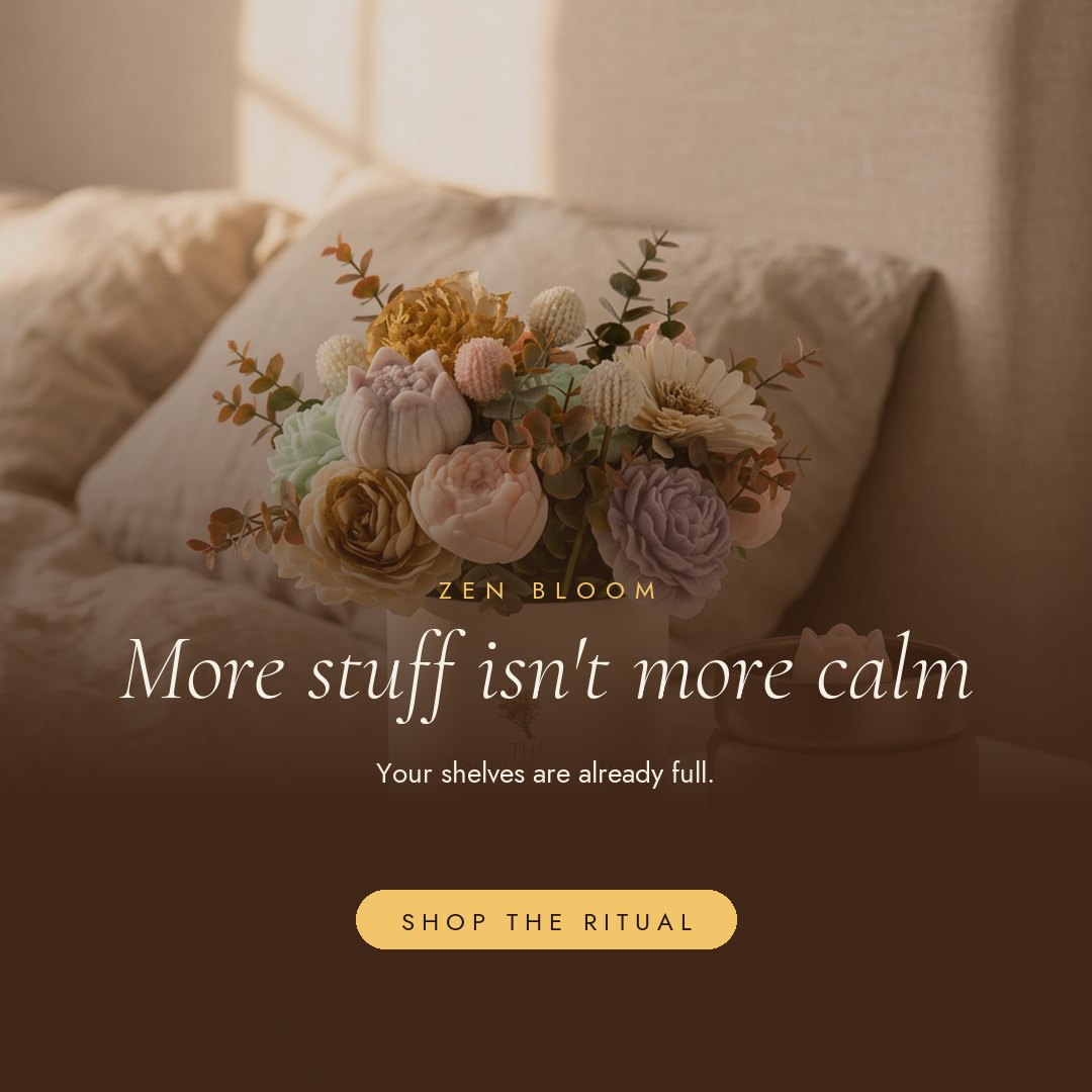 More stuff isn't more calm.