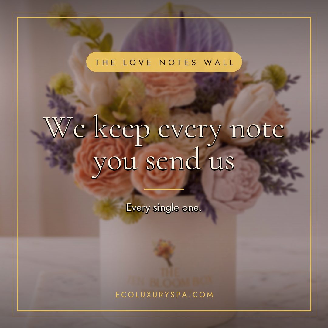 We keep every note you send us