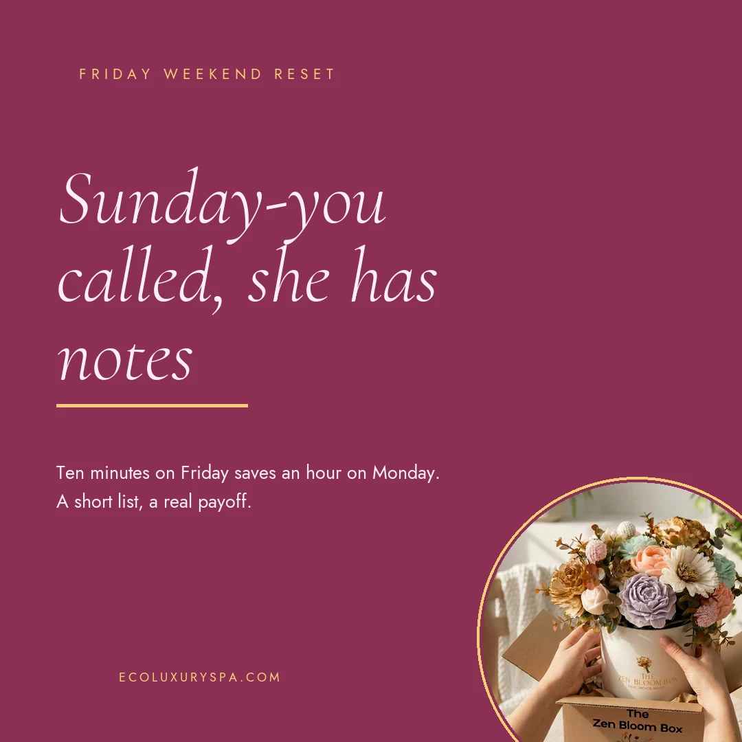 Sunday-you called, she has notes