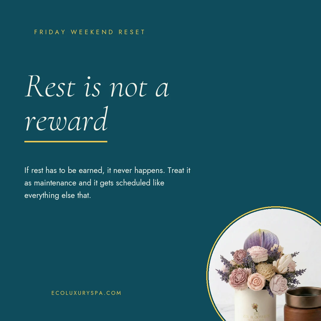 Rest is not a reward
