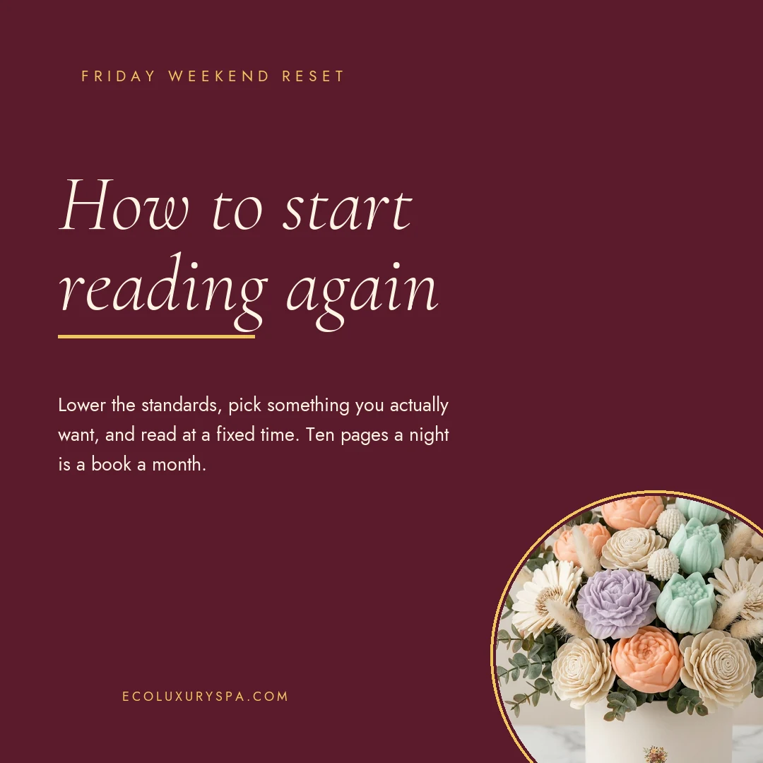 How to start reading again