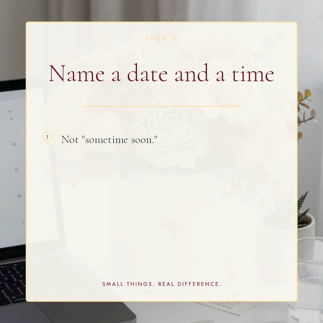 The group chat that never picks a date slide 3