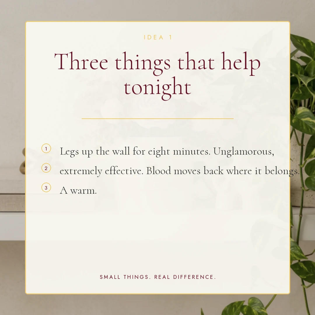 Why your legs ache at the end of the day slide 2