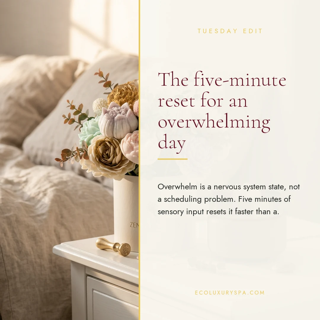 The five-minute reset for an overwhelming day