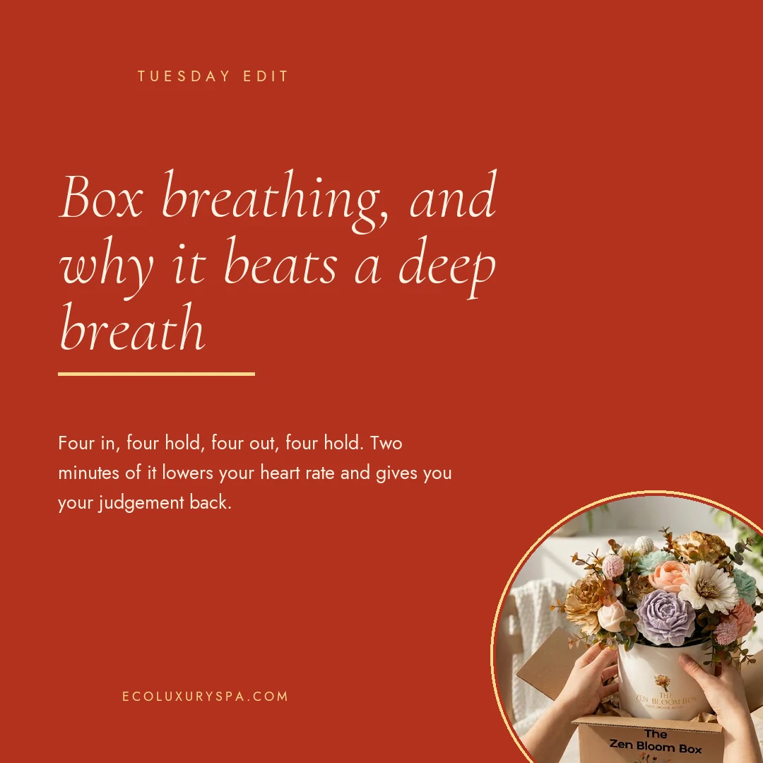 Box breathing, and why it beats a deep breath