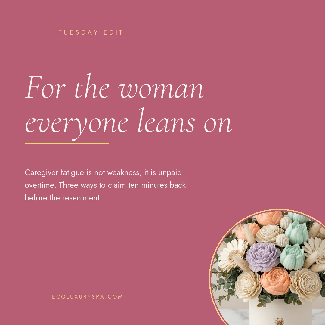 For the woman everyone leans on