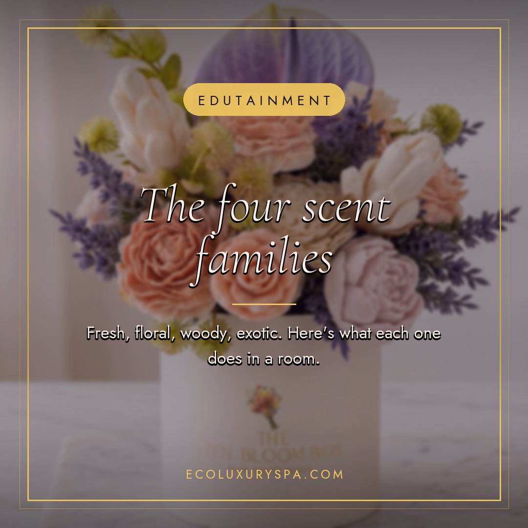 The four scent families, explained