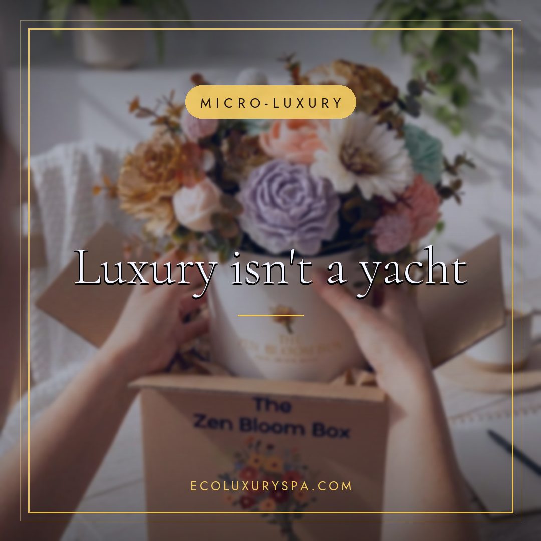 Luxury is a Tuesday that doesn't feel like a Tuesday