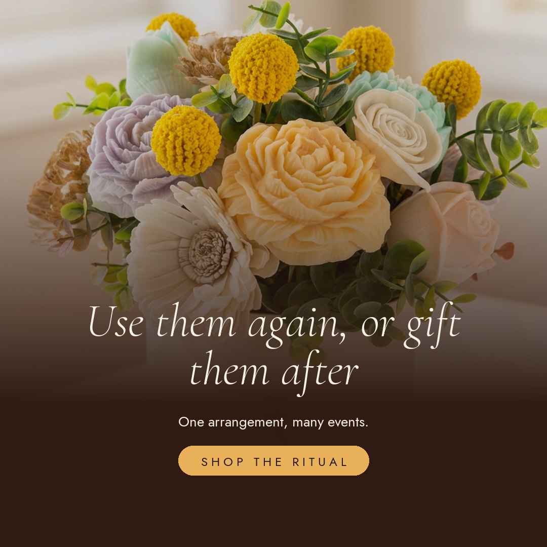 Centrepieces you never have to throw out. slide 4