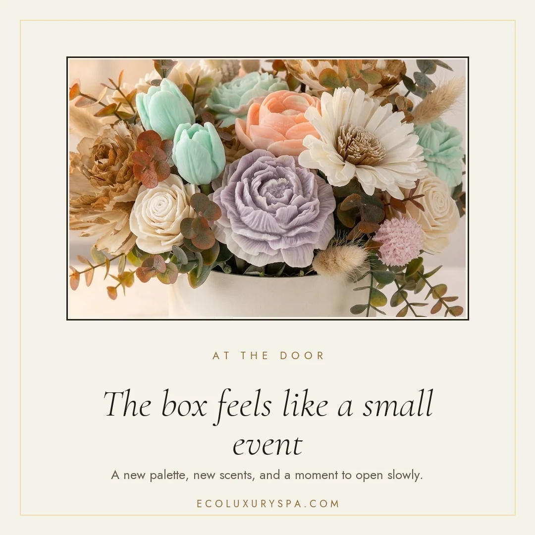 Part of the gift is knowing something lovely is coming slide 2