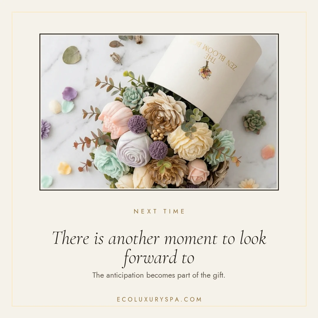 Part of the gift is knowing something lovely is coming slide 4