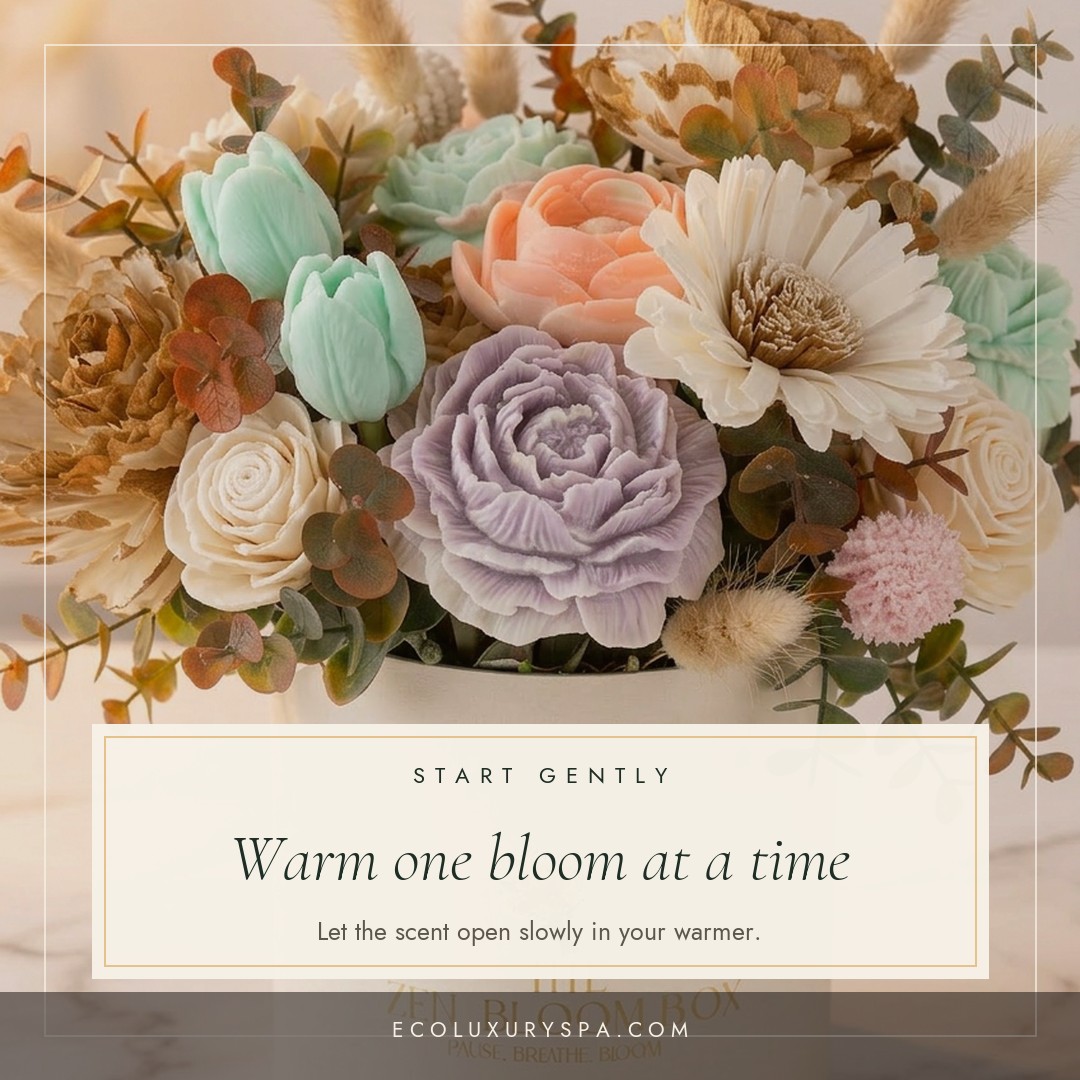 How long does one wax bloom last? slide 3