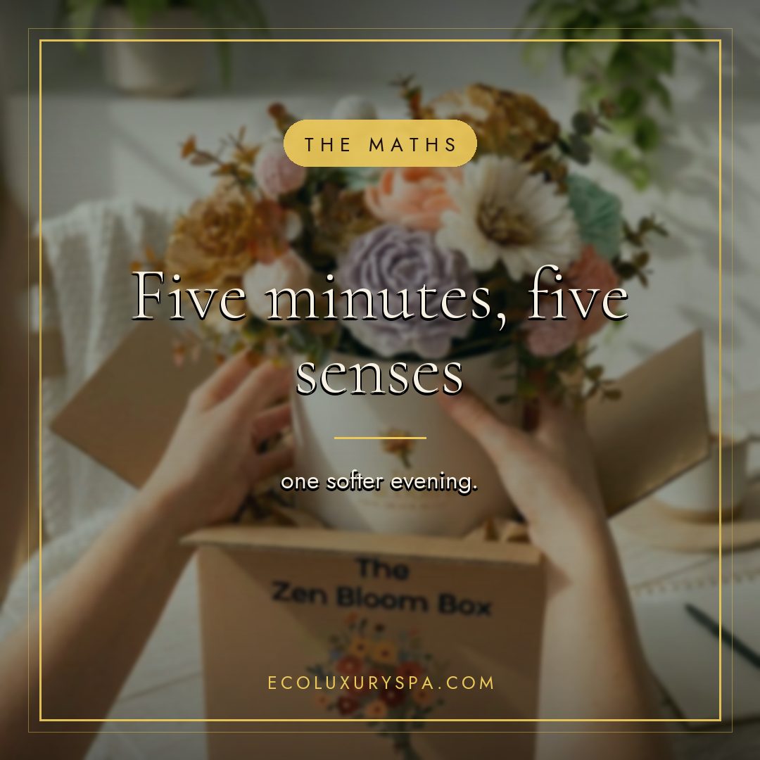 Reset through your senses, not your screen slide 4