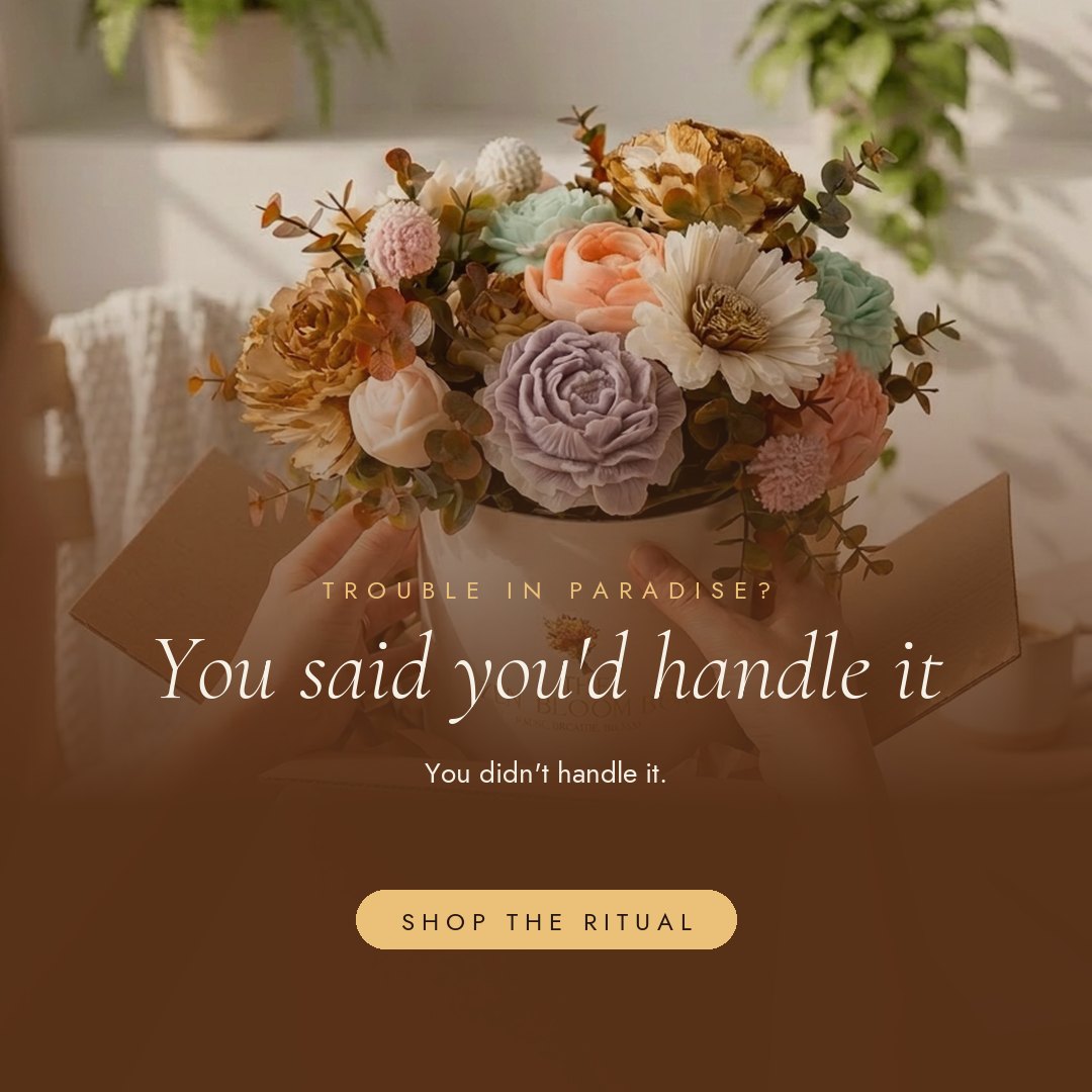 Trouble in paradise? Start with a wax melt bouquet, finish with a hug.