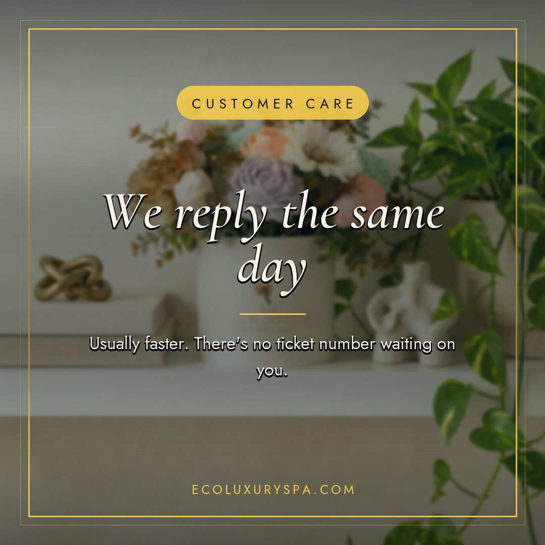 Questions? We reply the same day.