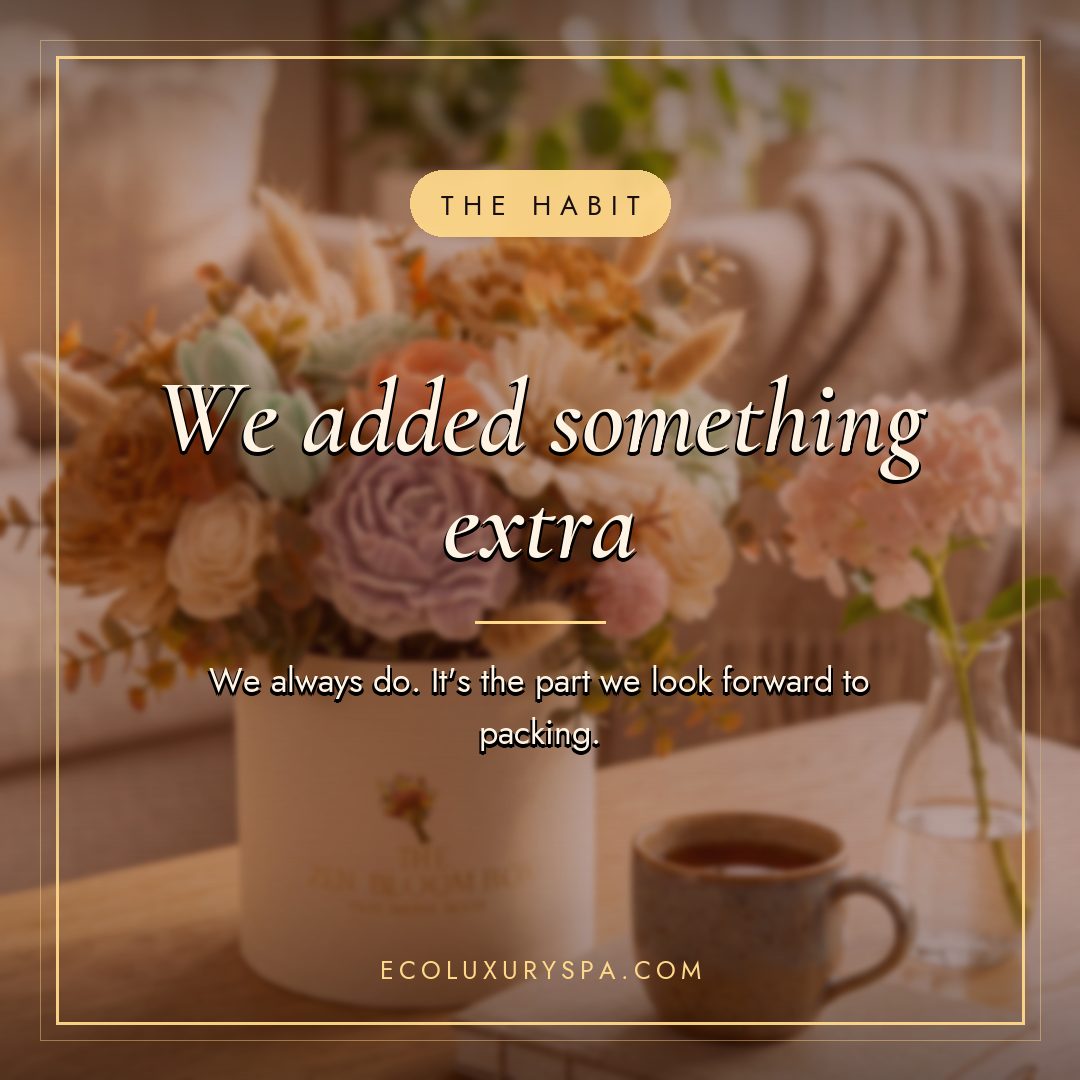 We added something extra. We always do.