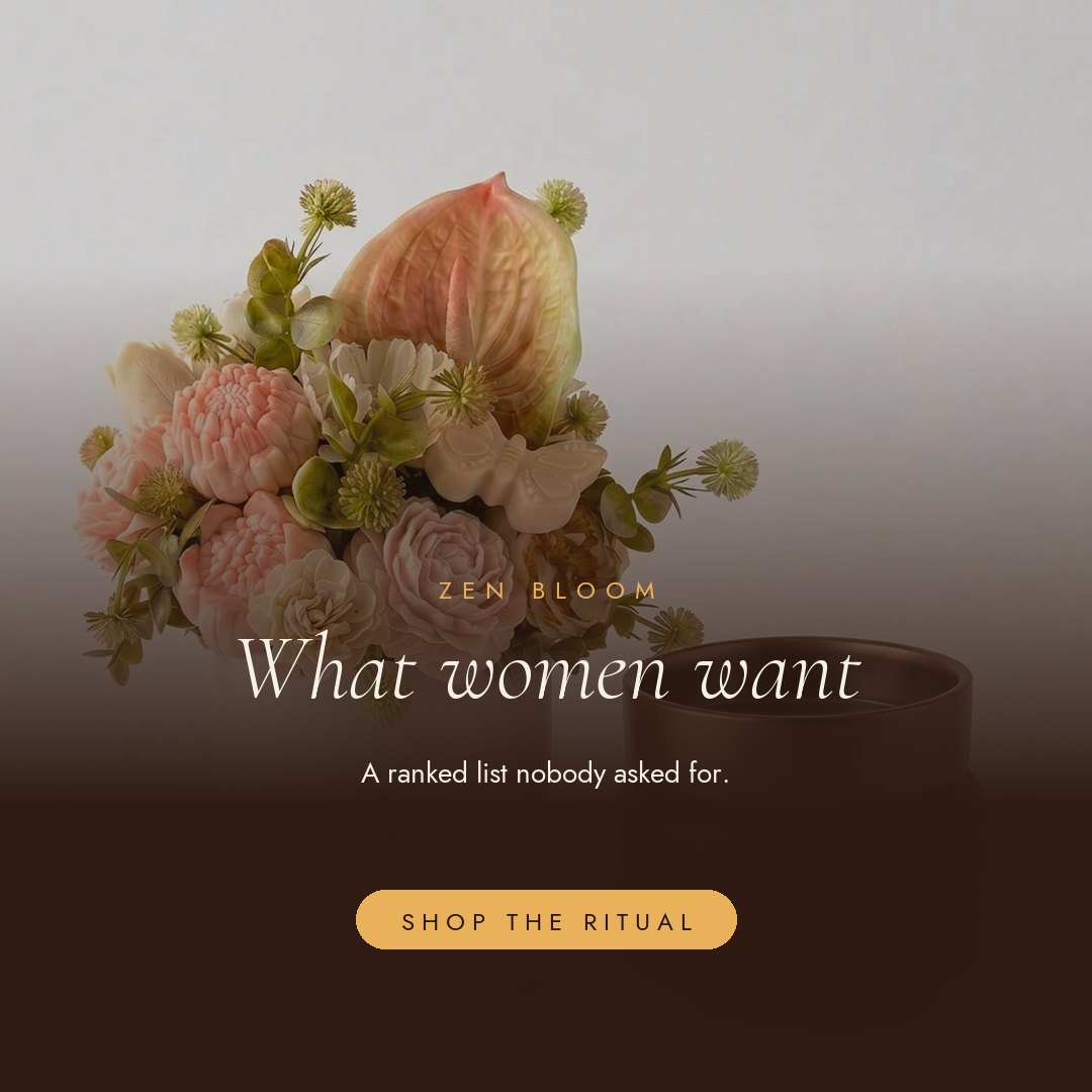 What women want, a ranked list nobody asked for.