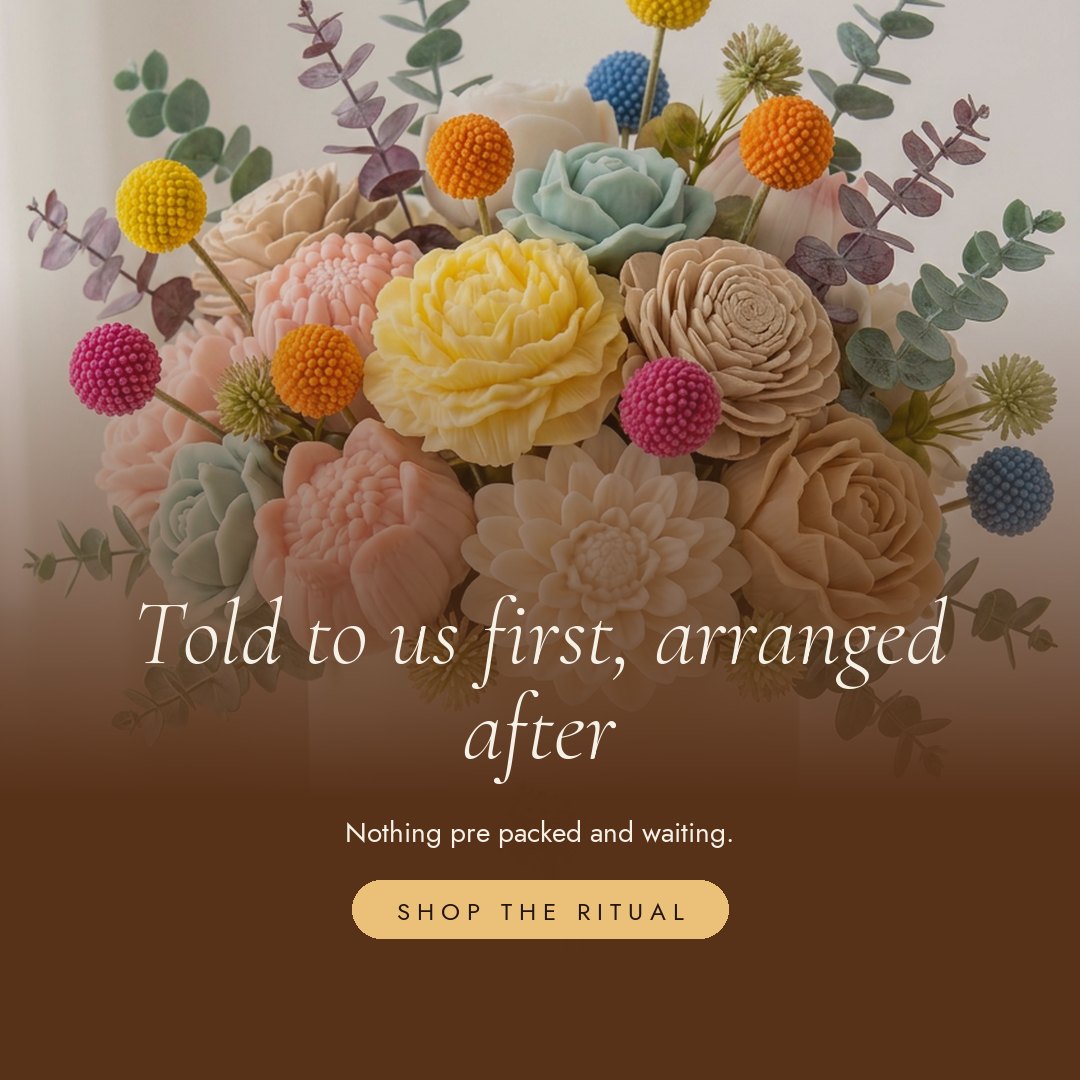 You choose your arrangement. Your colours, your shapes, your season. slide 2